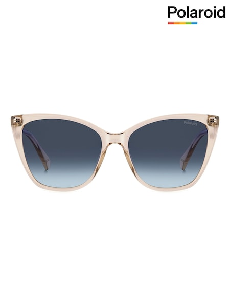 Polaroid Nude Rectangular Sunglasses (F01444) | kr1 050