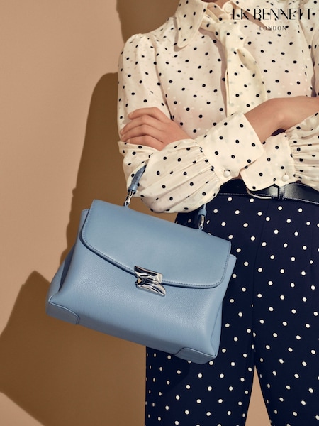 LK Bennett Blue Darcie Leather Top Handle Cross-Body (F01464) | 14,960 UAH