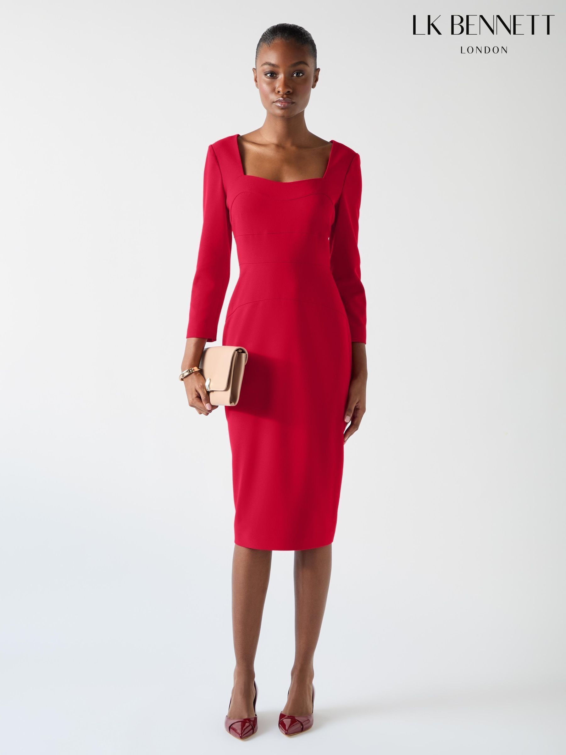 Women's L.K.Bennett Long Sleeve Dresses | Next Oman Women's L.K.Bennett Long Sleeve Dresses | Next Oman