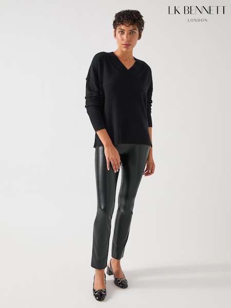 LK Bennett Black Ellen Stretch Skinny Trousers (F01496) | 11,956 UAH