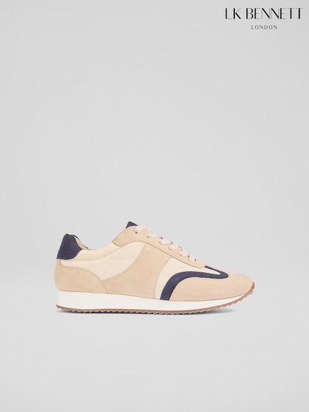 LK Bennett Blue Sport Nylon & Leather Sport Runner (F01506) | €228