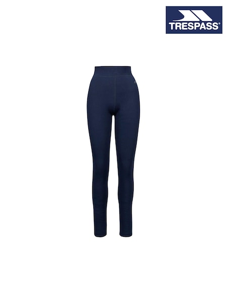 Trespass Female Blue Fuzzy Sherpa Lined Leggings (F01555) | $89