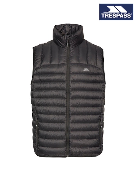 Trespass Male Hoppers Down Black Gilet (F01578) | €133