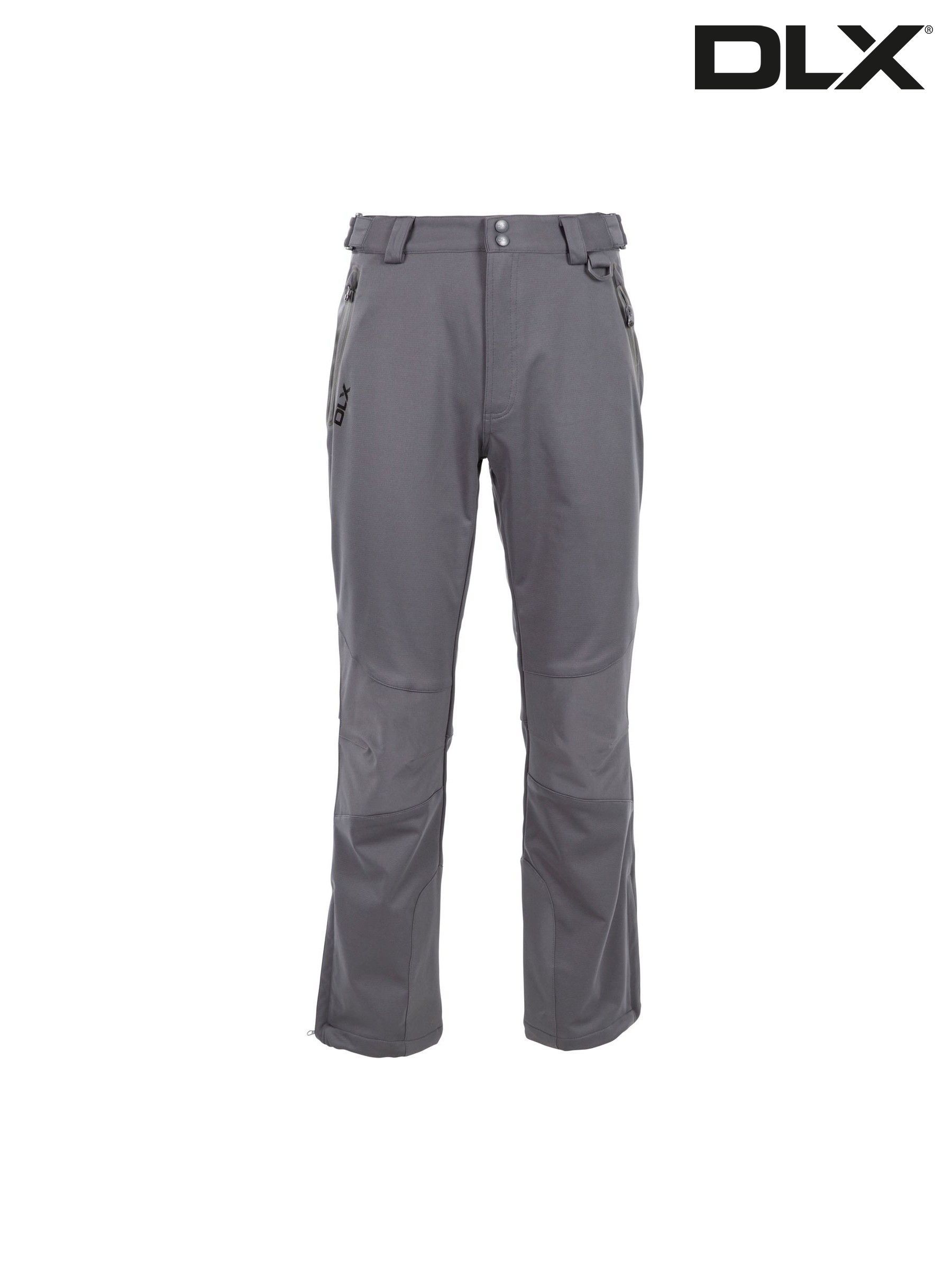 Men's DLX Grey Casual Casual Trousers | Next Oman