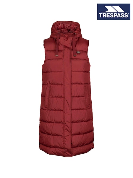 Trespass Female Red Leona Padded Gilet (F01725) | €64