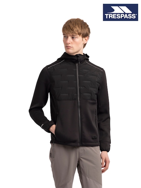 Trespass Mens Bolfort Active Hybrid Black Jacket (F01749) | €107
