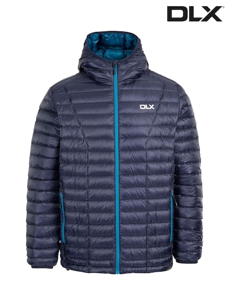 DLX Blue Mens Blue Zoltan Down Jacket (F01763) | $558