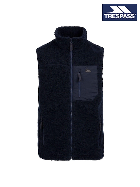 Trespass Mens Blue Buckless Fleece Gilet At300 (F01772) | €105