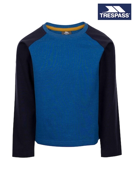 Trespass Male Blue Colley Long Sleeve T-Shirt (F01884) | €24