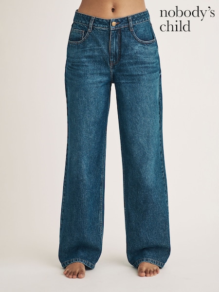 Nobodys Child Blue Wide Leg Jean - Regular (F01981) | €91
