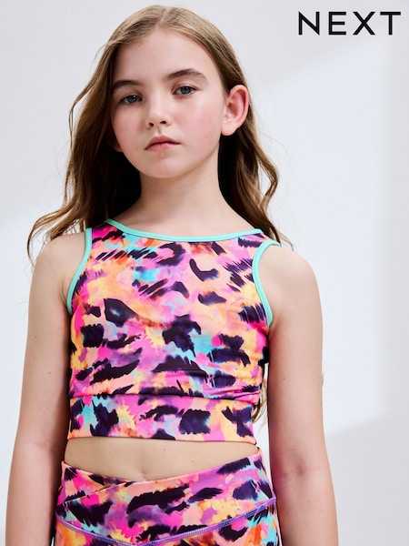 Принт с животными - Sports Crop Top (5-16yrs) (F01995) | €14 - €21