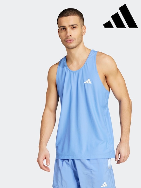 adidas Blue Own The Run Tank Vests (F02035) | R$ 275