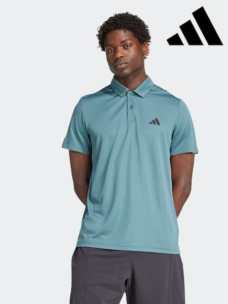 adidas Green Dark Train Essentials Training Polo Shirt (F02038) | R$ 245