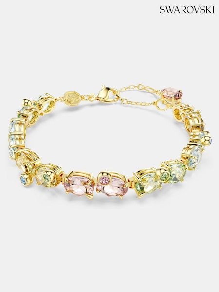 Swarovski Gold Tone Plated Gema Tennis Bracelet (F02073) | €264
