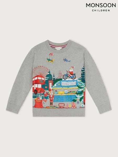 Monsoon Christmas London Sweatshirt (F02085) | ‏11 ر.ع.‏ - ‏14 ر.ع.‏