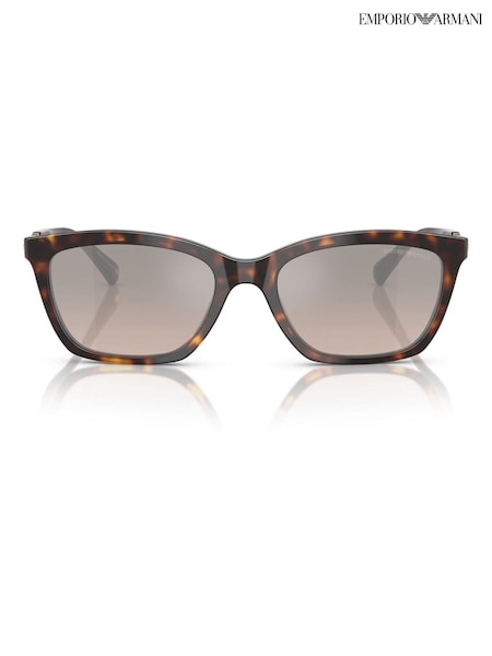 Emporio Armani Ea4238 Cat Eye Brown Sunglasses (F02129) | kr3 500