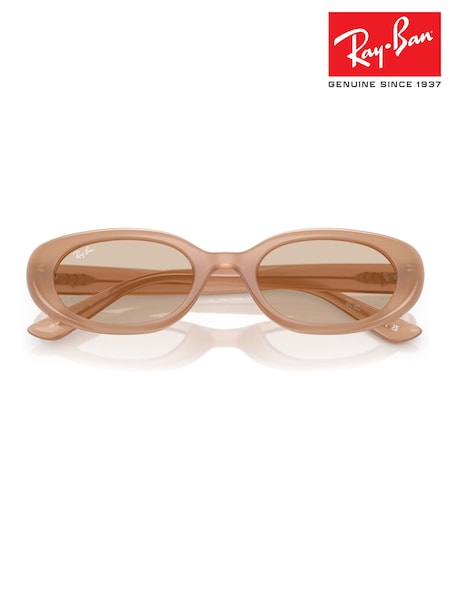 Ray Ban Pink Rb4441D Pillow Sunglasses (F02143) | €165