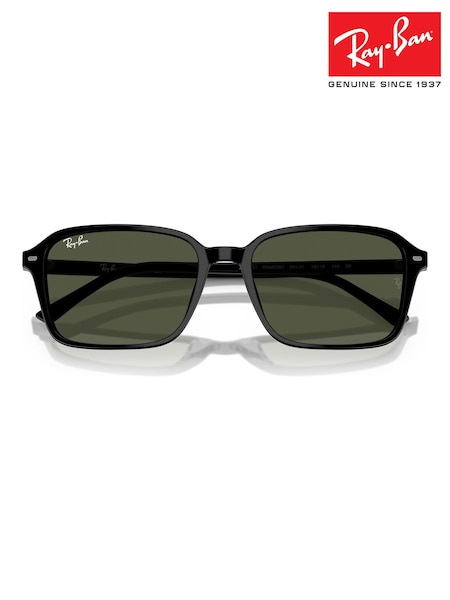 Ray Ban Raimond Square Black Sunglasses (F02150) | 242 €