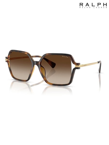 Ralph By Ralph Lauren Ra5319u Brown Square Sunglasses (F02173) | kr2 420