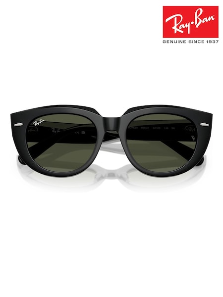Ray Ban Doreen Square Black Sunglasses (F02179) | €209