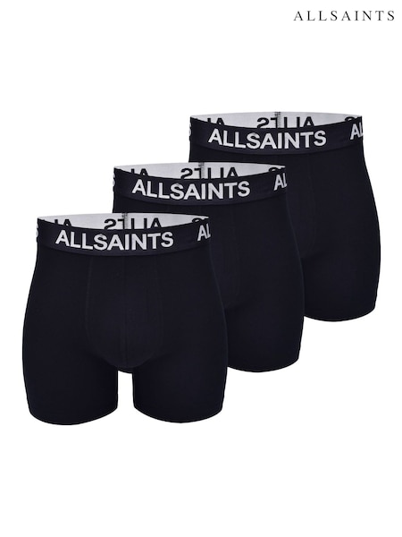 AllSaints Black Micro Modal Boxers 3 Pack (F02195) | €70