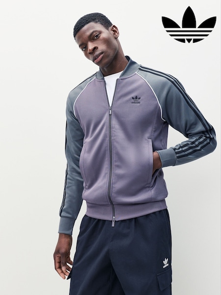 Gri - adidas Originals Classics SST Track Jacket (F02290) | 484 LEI