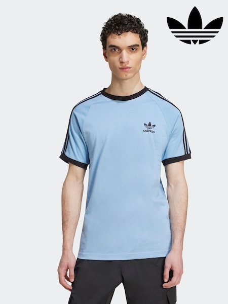 adidas Blue Sky Adicolor Classics 3-Stripes 100% Cotton T-Shirt (F02406) | AED163