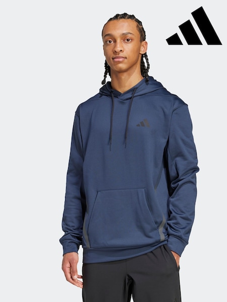 adidas Blue Game and Go Training Hoodie (F02423) | R$ 495