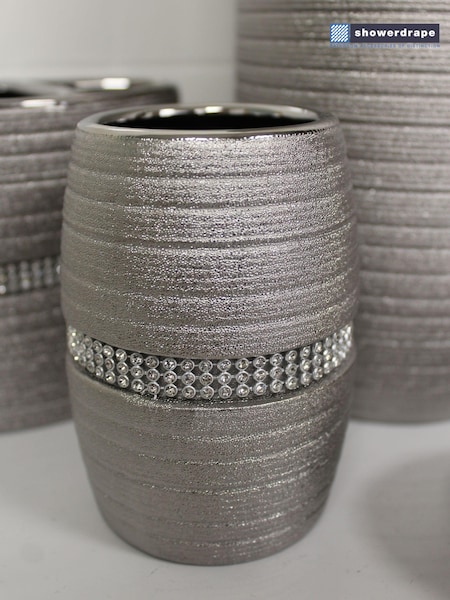 Showerdrape Pzazz Diamante Bathroom Sink Tumbler (F02536) | R$ 195