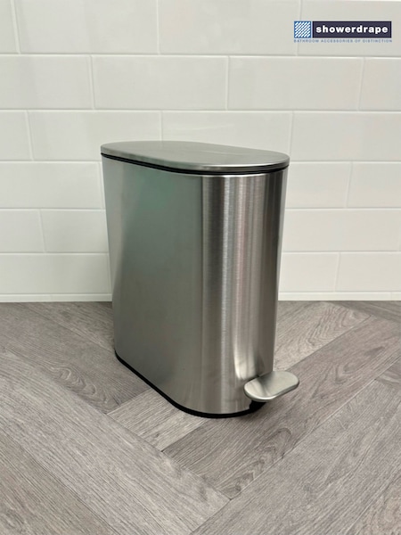 Showerdrape Fortuna 5L Soft Close Bathroom Pedal Bin (F02560) | €47