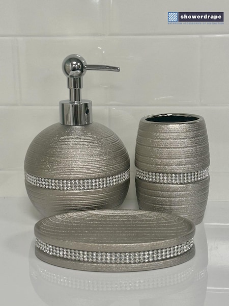 Showerdrape 3 Piece Pzazz Bathroom Sink Accessory Set (F02567) | ‏22 ر.ع.‏