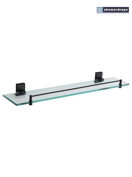 Showerdrape Black Unity Wall Mounted Vanity Shelf (F02568) | $60