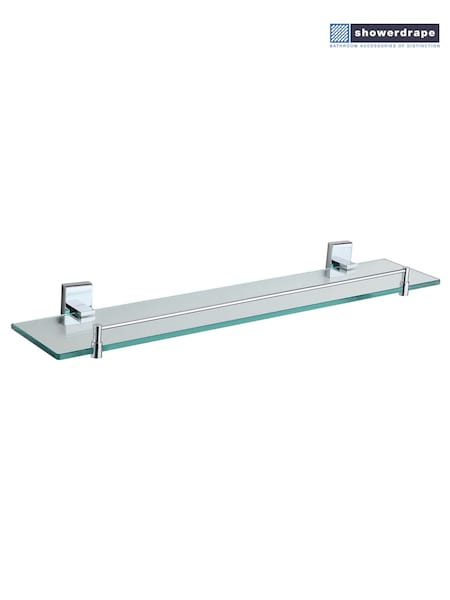 Showerdrape Silver Unity Wall Mounted Vanity Shelf (F02586) | $55