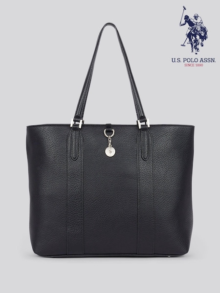 U.S. Polo Assn Black Womens Breezy Shopping Bag (F02689) | ₪402