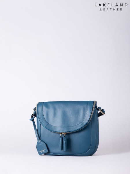 Lakeland Leather Blue Tarraby Crossbody Bag (F02787) | € 117