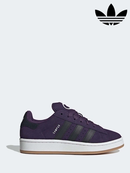 adidas Originals Purple Campus 00s Lace Junior Trainers (F02859) | €89