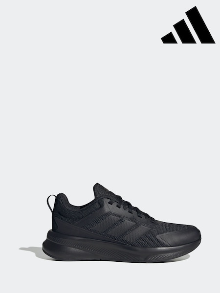 adidas Black Fortarun 4.0 Lace Junior Trainers (F02872) | R$ 375