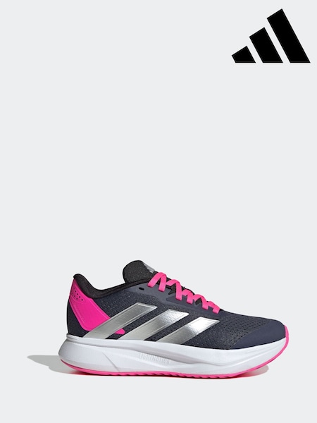 adidas Navy/Pink Duramo SL Lace Running Junior Trainers (F02891) | R$ 345