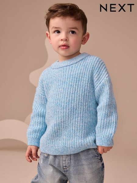 Azul - Knitted Crew Neck Jumper (3mths-7yrs) (F02916) | 19 € - 22 €