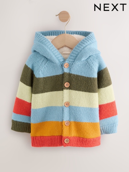 Multi Bright Stripe Character Cardigan (3mths-7yrs) (F02932) | 109 QAR - 129 QAR