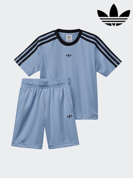 Azul - adidas Originals T-Shirt and Shorts Set Little Kids (F02945) | 50 €