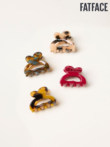 FatFace Multi 4 Pack Mini Claw Clips (F02953) | €19