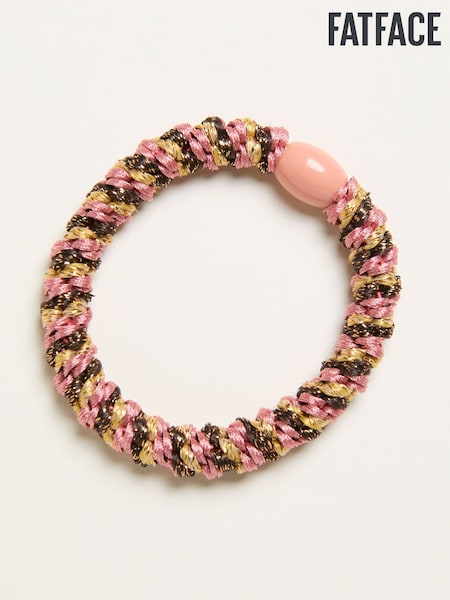 FatFace Pink Twist Hair Tie (F02963) | AED26