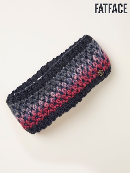 FatFace Navy Spacedye Headband (F03003) | AED105