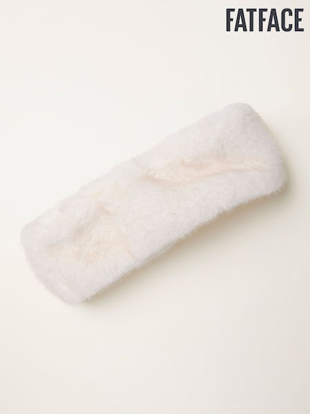 Elfenbein - FatFace Faux Fur Headband (F03008) | 28 €