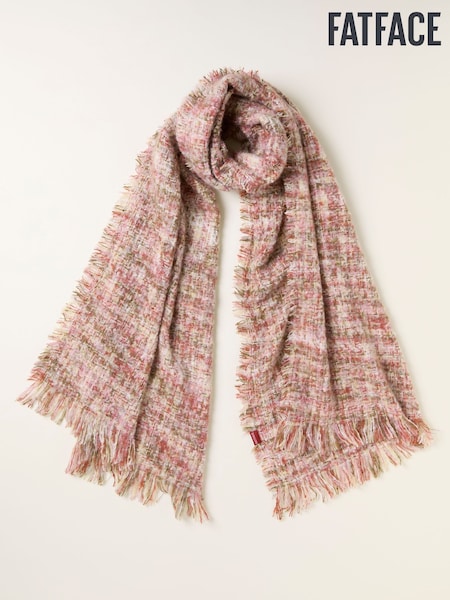 FatFace Jenny Pink Check Scarf (F03081) | R$ 345