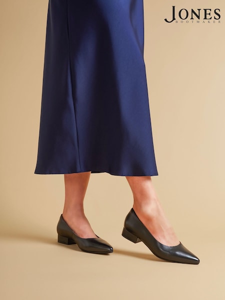 Jones Bootmaker Sunstone Leather Court Shoes (F03183) | €152