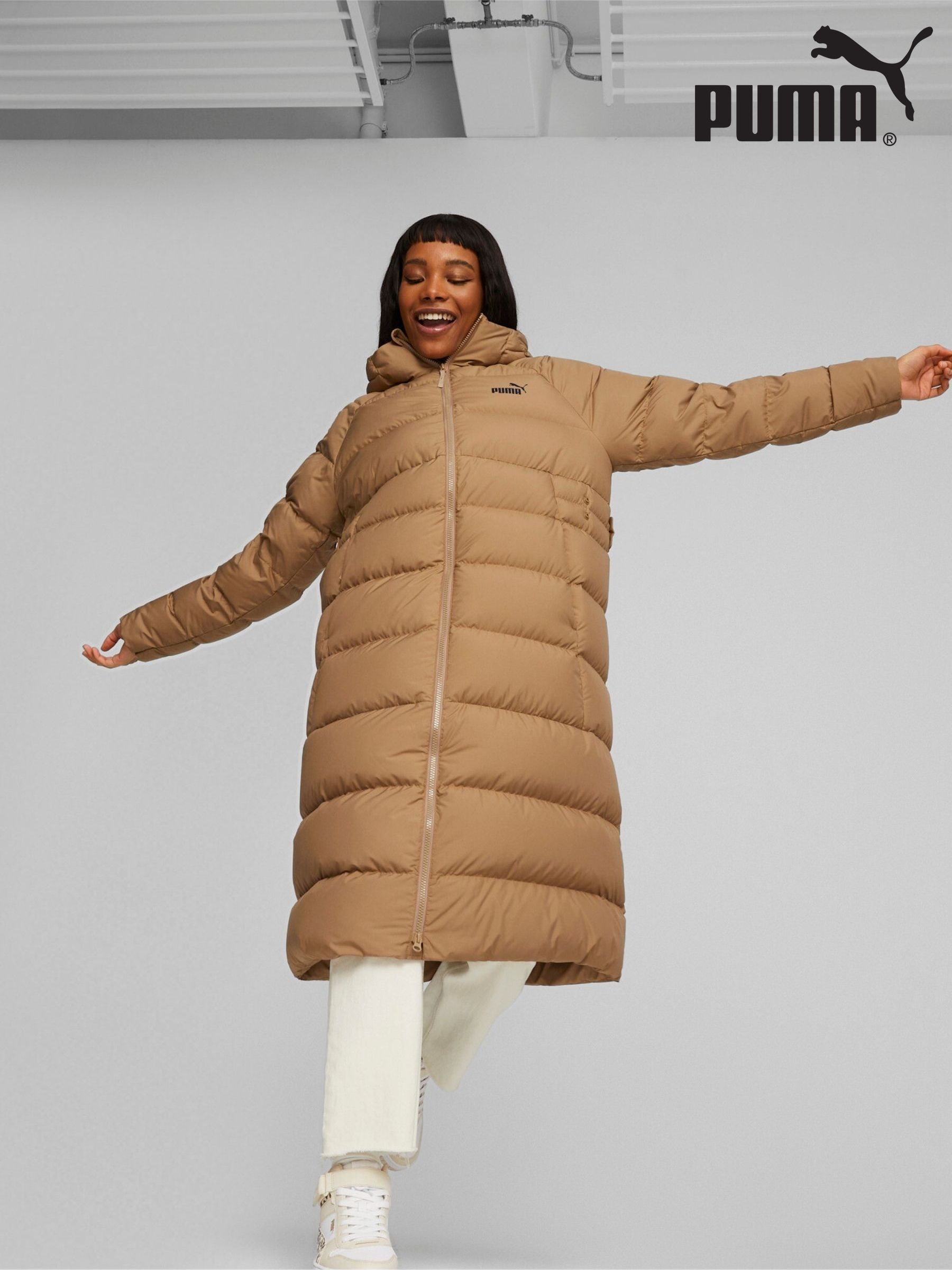 Women s Cream Puffer Plain Coatsandjackets Next Spain