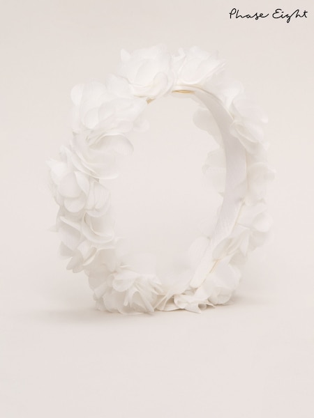 Phase Eight White Petal Headband (F03259) | €25
