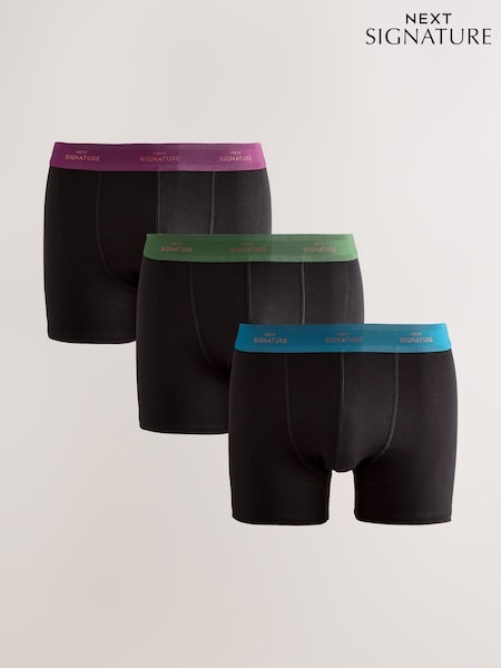 Cinturilla de color intenso negro - Signature Trunk Boxers (F03291) | 35 €